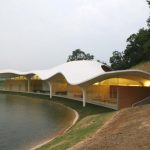 Crematorio del cementerio de Kakamigahara: Hormigón para el descanso eterno