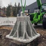 Desarrollan hormigón impreso 3D con materiales reciclados en Finlandia