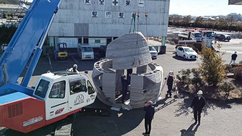 Una casa “esférica” de hormigón impreso 3D en Japón - 3